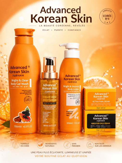 ADVANCED KOREAN SKIN - GAMME ÉCLAIRCISSANTE