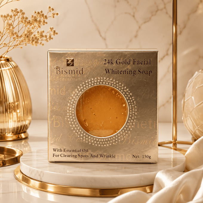 BISMID 24K GOLD FACIAL WHITENING SOAP