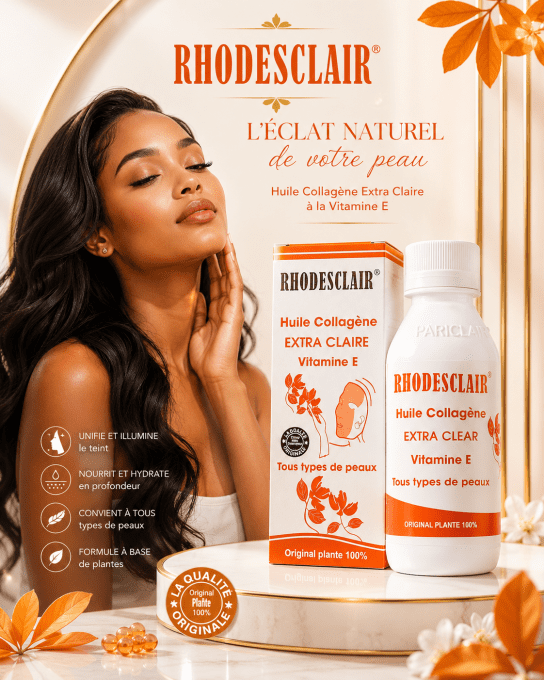 RHODESCLAIR-HUILE COLLAGENE EXTRA-CLAIRE VITAMINE E