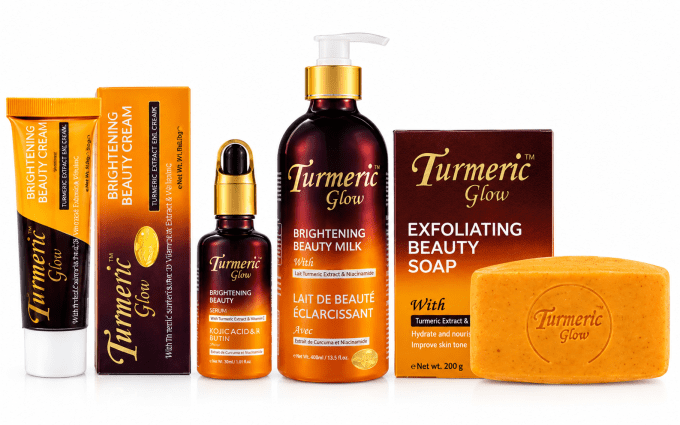TURMERIC GLOW COFFRET DE SOINS ÉCLAIRCISSANT VISAGE & CORPS
