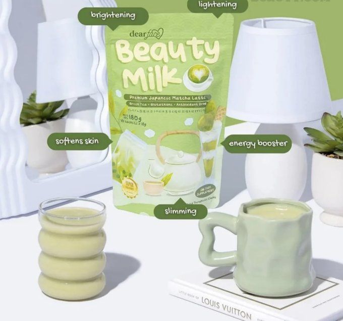 DEAR FACE BEAUTY MILK MATCHA