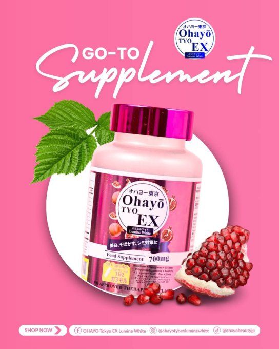 OHAYO TYO EX LUMINE WHITE  GLUTATHIONE