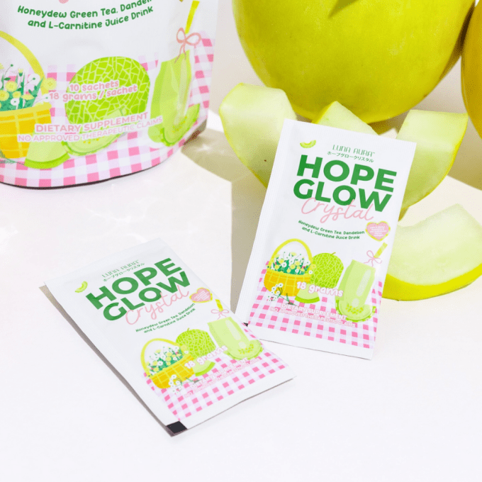 HOPE GLOW CRYSTAL HONEYDEW GREEN TEA