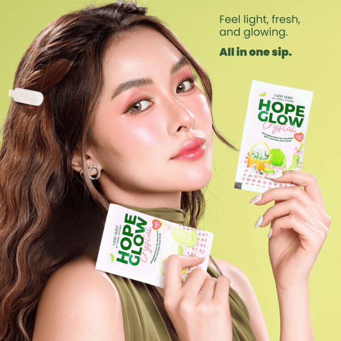 HOPE GLOW CRYSTAL HONEYDEW GREEN TEA