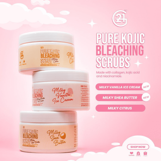 PURE KOJIC BLEACHING SCRUBS