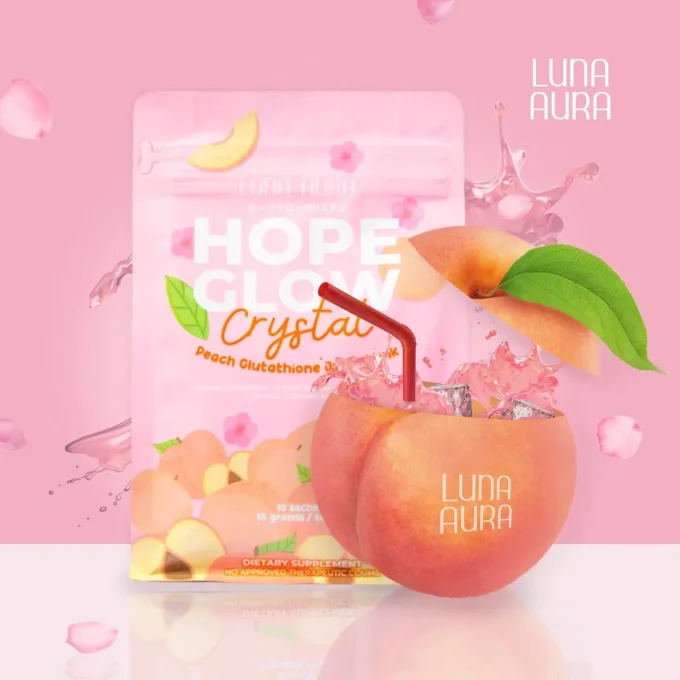 HOPE GLOW CRYSTAL PEACH GLUTATHIONE