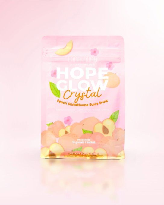 HOPE GLOW CRYSTAL PEACH GLUTATHIONE