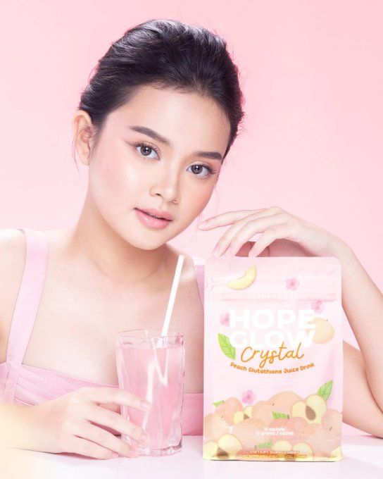 HOPE GLOW CRYSTAL PEACH GLUTATHIONE