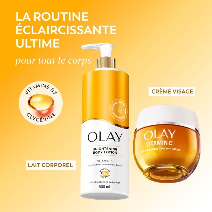 OLAY CRÈME VISAGE +LAIT CORPS