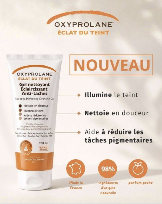OXYPROLANE GEL NETTOYANT ÉCLAIRCISSANT ANTI-TACHES